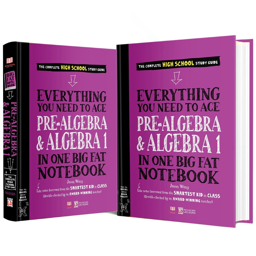 Sách Everything You Need To Ace Pre Algebra And Algebra I - Sổ tay Đại Số - Học giỏi toán