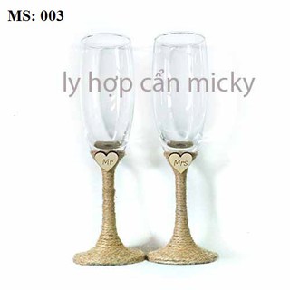 ly rượu cô dâu chú rể đám cưới cao cấp( nhiều mẫu đi kèm)