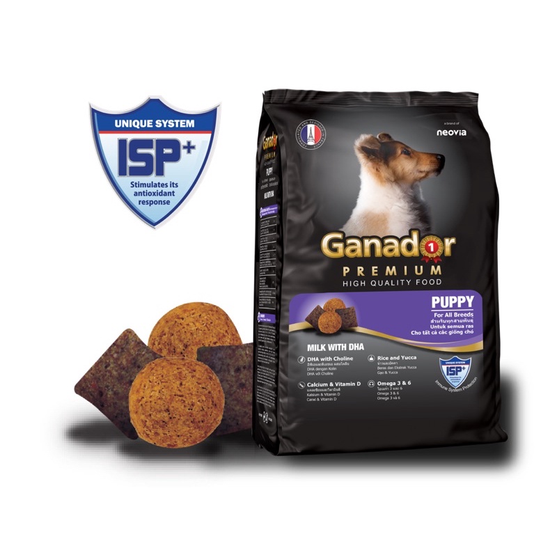 Thức ăn hạt Ganador Puppy Sữa & DHA cho chó con 400g