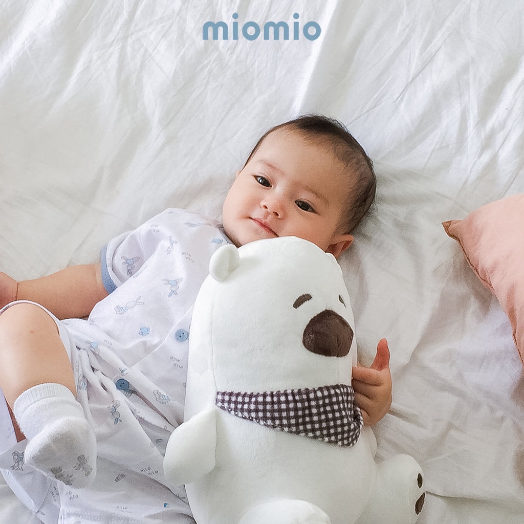 Mô tả Combo 3 Bộ Quần Áo Cộc Sơ Sinh Thỏ Sọc Mèo MIOMIO Cho Bé Trai, Bé Gái (Từ 0 - 24 Tháng), Vải Cotton - 1
