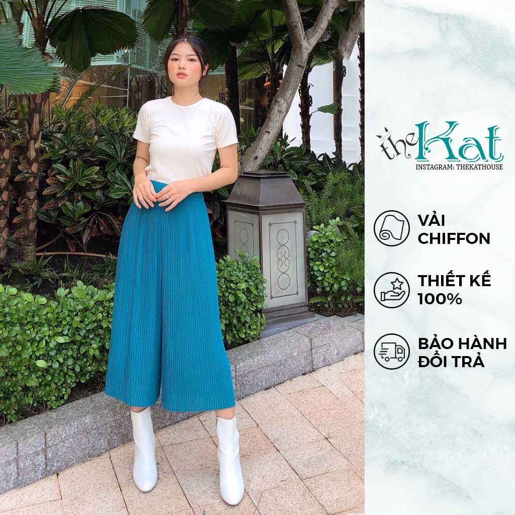 Quần Xếp Li 80cm The Kat House, ống rộng dáng dài đủ màu, đủ size, thanh lịch, thời trang