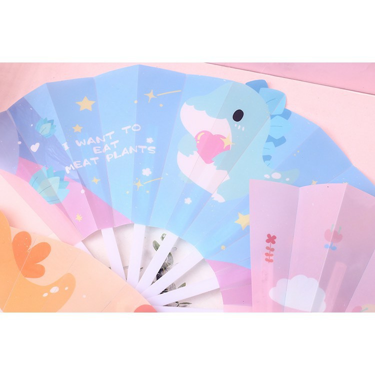 Quạt Nhựa Gấp Cầm Tay Mini - Quạt Nhựa Gấp Gọn Bỏ Túi