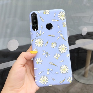 Ốp TPU dẻo màu trơn có họa tiết cho Huawei P30 Lite 2020 MAR-L21A Huawei P30 P30Lite Nova 4E MAR-LX2