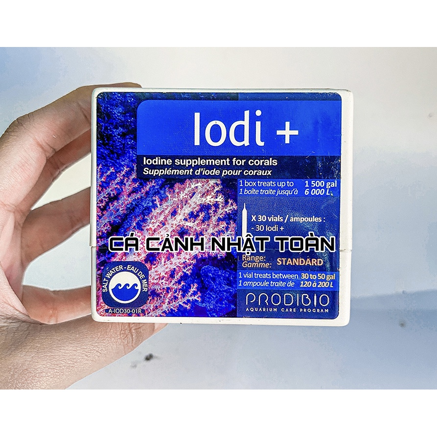 IODI + PRODIBIO BỔ SUNG I ỐT TẠO MÀU CHO SAN HÔ BỂ CÁ BIỂN (1 ỐNG LẺ)
