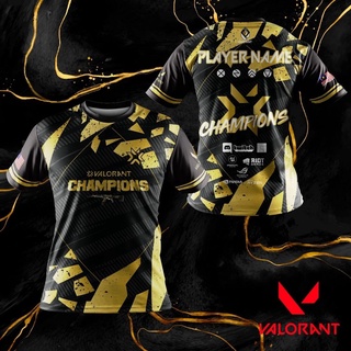 Áo thun thời trang CHAMPION Gaming Valorant Game For Life Gamer CSGO Fortnite pubg PC GAMING