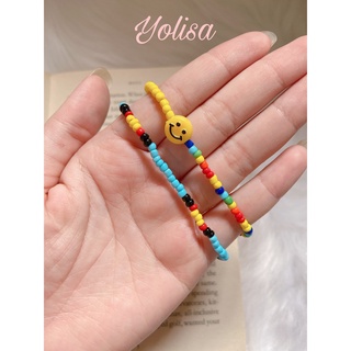 Vòng tay handmade hạt cườm nhiều màu giống JHope BTS