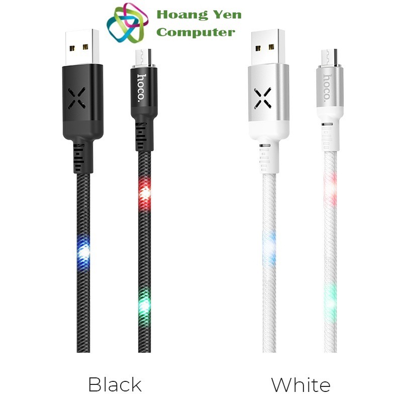 Cáp Sạc Nhanh MICRO USB Hoco U63 Cho Android Có Cảm Led Cảm Biến Âm Thanh - BH 6 Tháng - Hoàng Yến Computer