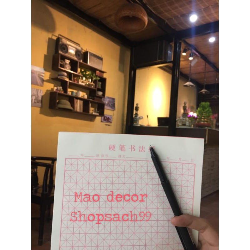 Giấy tập viết ô chữ mễ cho người mới bắt đầu học tiếng Trung