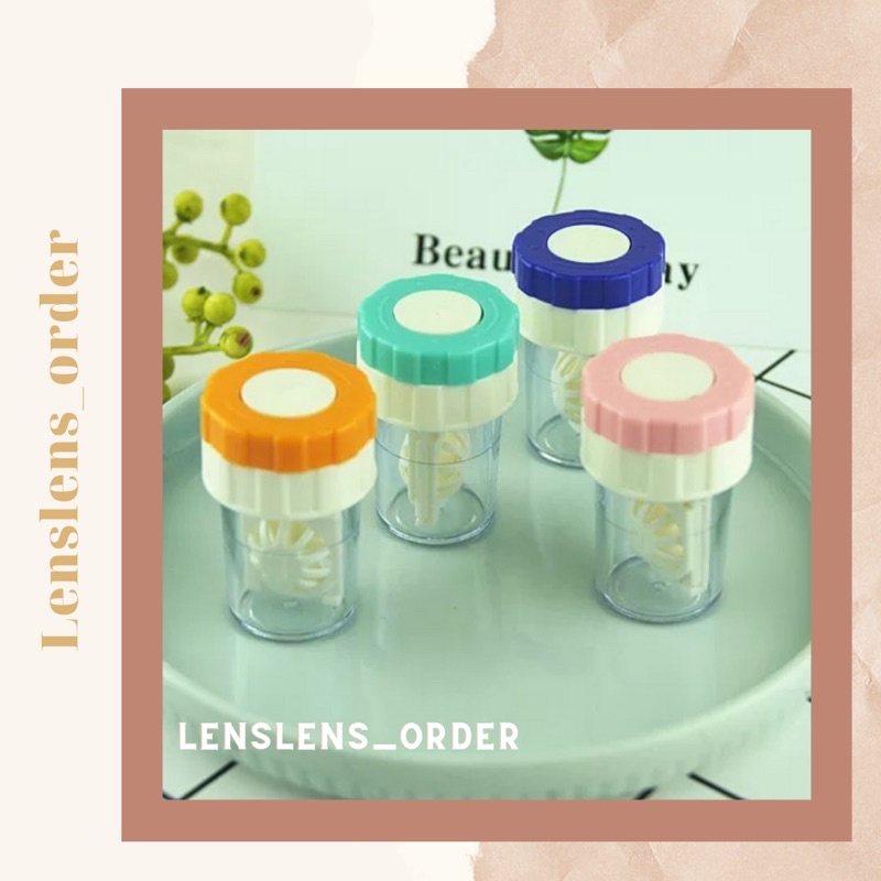 Cốc Rửa Lens Mắt Vệ Sinh Làm Sạch Kính Áp Tròng Nhỏ Gọn Không Tốn Pin Sạc Điện