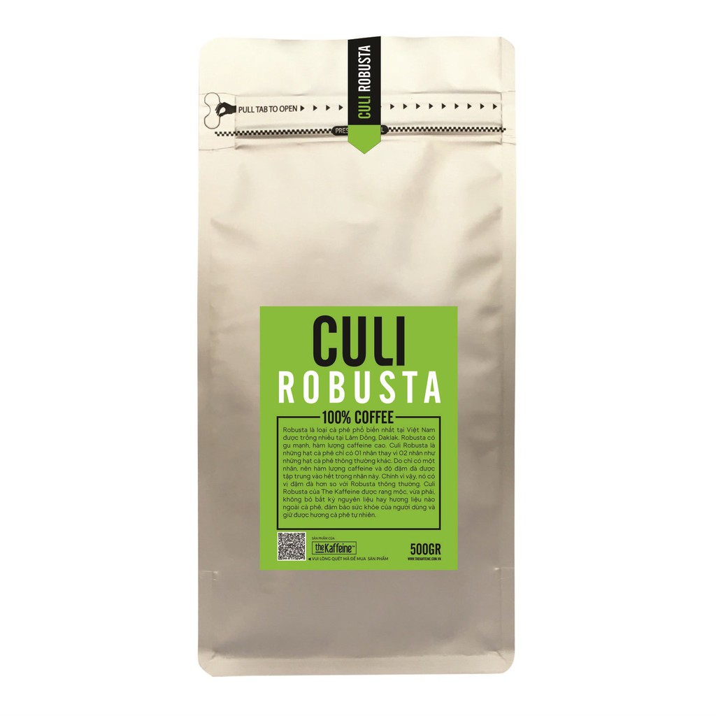 Cà phê Culi Robusta 500g The Kaffeine Coffee | Shopee Việt Nam