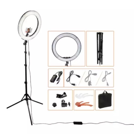 Đèn Livestream Size 26cm+Chân Đèn+Kẹp, Hỗ Trợ Quay Video, Make Up, Phun Xăm - Chính Hãng HD DESIGN