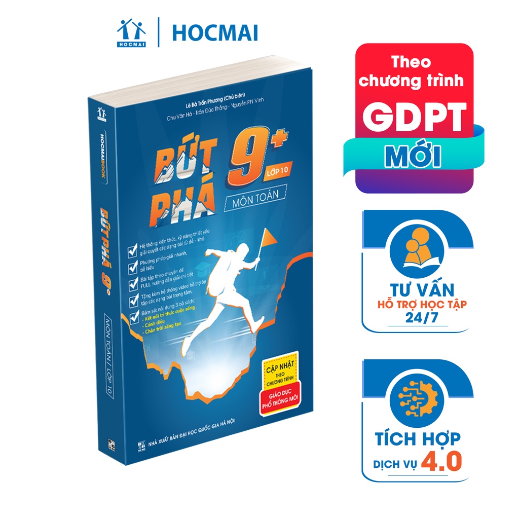 Ảnh Combo 3 sách Bứt phá 9+ lớp 10 - môn Toán, Lý, Hóa - 2k9 học giỏi chương trình mới - HOCMAI 3
