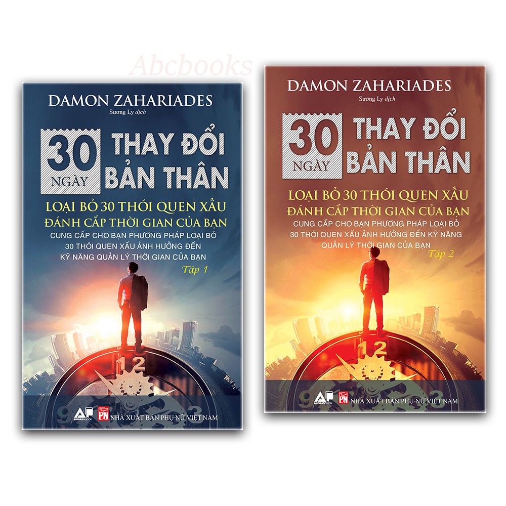 Sách - 30 Ngày Thay Đổi Bản Thân Full Tập 1,2 - Loại Bỏ 30 Thói Quen Xấu Đánh Cắp Thời Gian Của Bạn