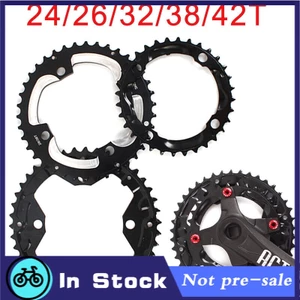 104 / 64BCD Chainring 24 / 26 / 32 / 38 / 42t MTB Xe Đạp Dây Xích Vòng Đôi / Ba Chainwheel Xe Đạp leo Núi Phụ Kiện Crankset