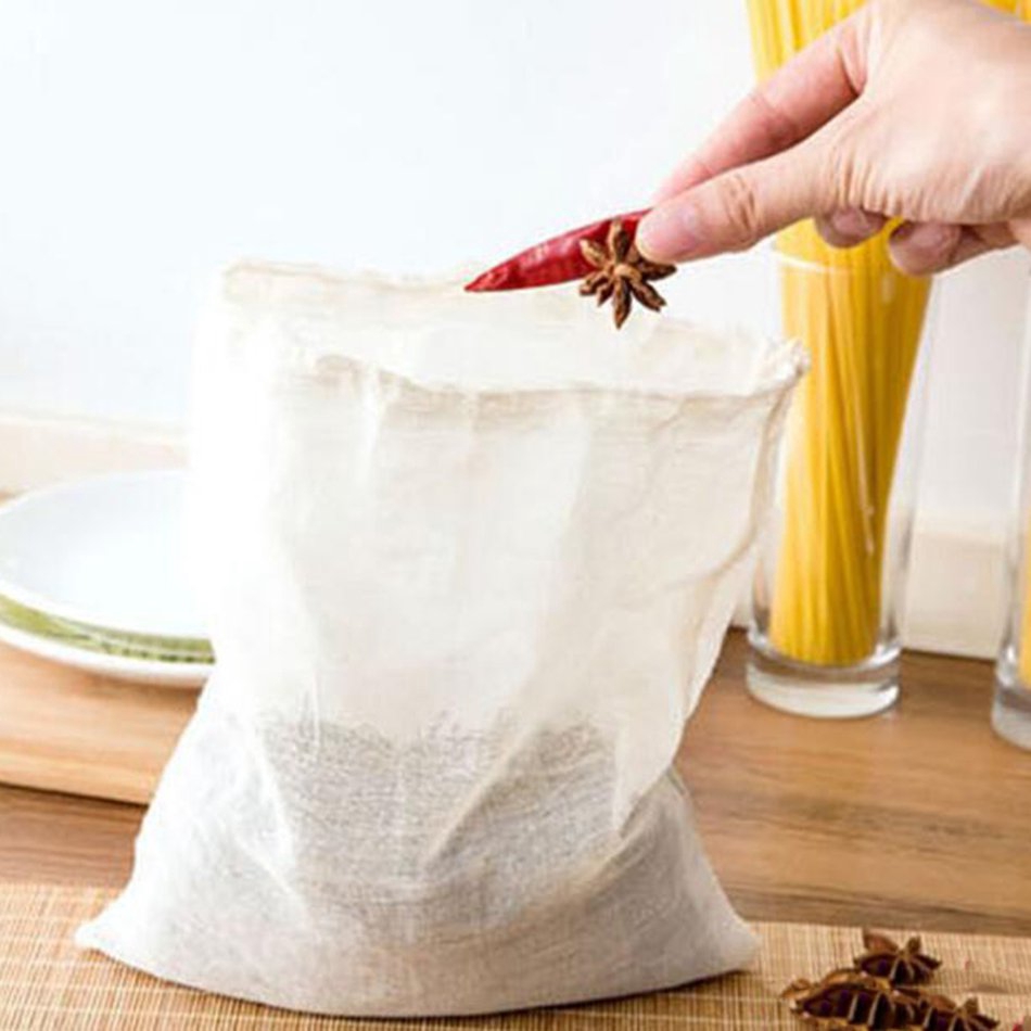 Túi lọc trà dây rút đựng thực phẩm tiện dụng