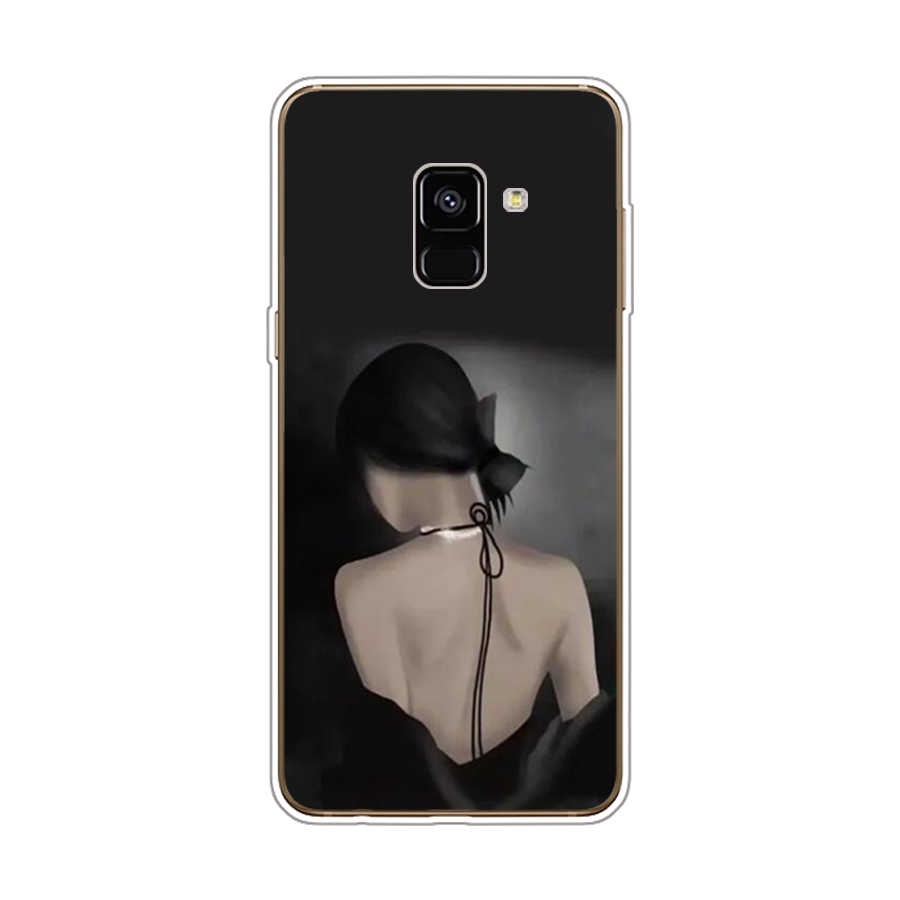 Ốp Điện Thoại TPU Dẻo In Họa Tiết Độc Đáo Thời Trang Cho Samsung Galaxy A8 plus 2018 A6 2018 plus