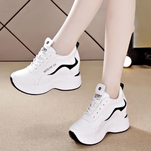 Giày thể thao nữ, giày độn đế nữ, cao 8.5cm, FORM NHỎ ĐẶT TĂNG 1 SIZE, dễ vệ sinh khi bẩn