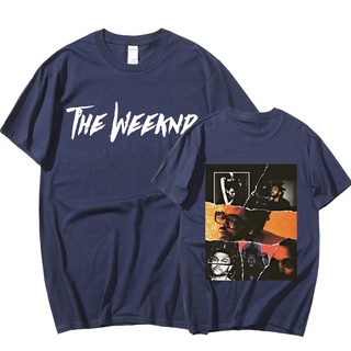 The Weeknd Vintage Unisex Đen Áo Retro Đồ Họa 2 Mặt In Áo Thun Cotton Nam Nữ Quá Khổ áo Thun Cao Cấp