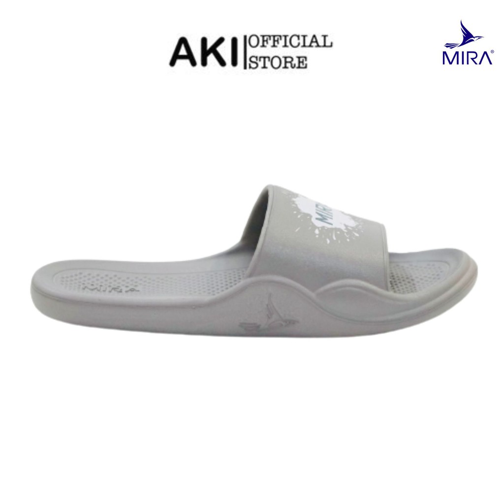 Ảnh Dép Xốp Quai Ngang Cao Cấp Mira Fl Xám Thể Thao Nam Nữ Dẻo Nhẹ Thời Trang - Mf001 2