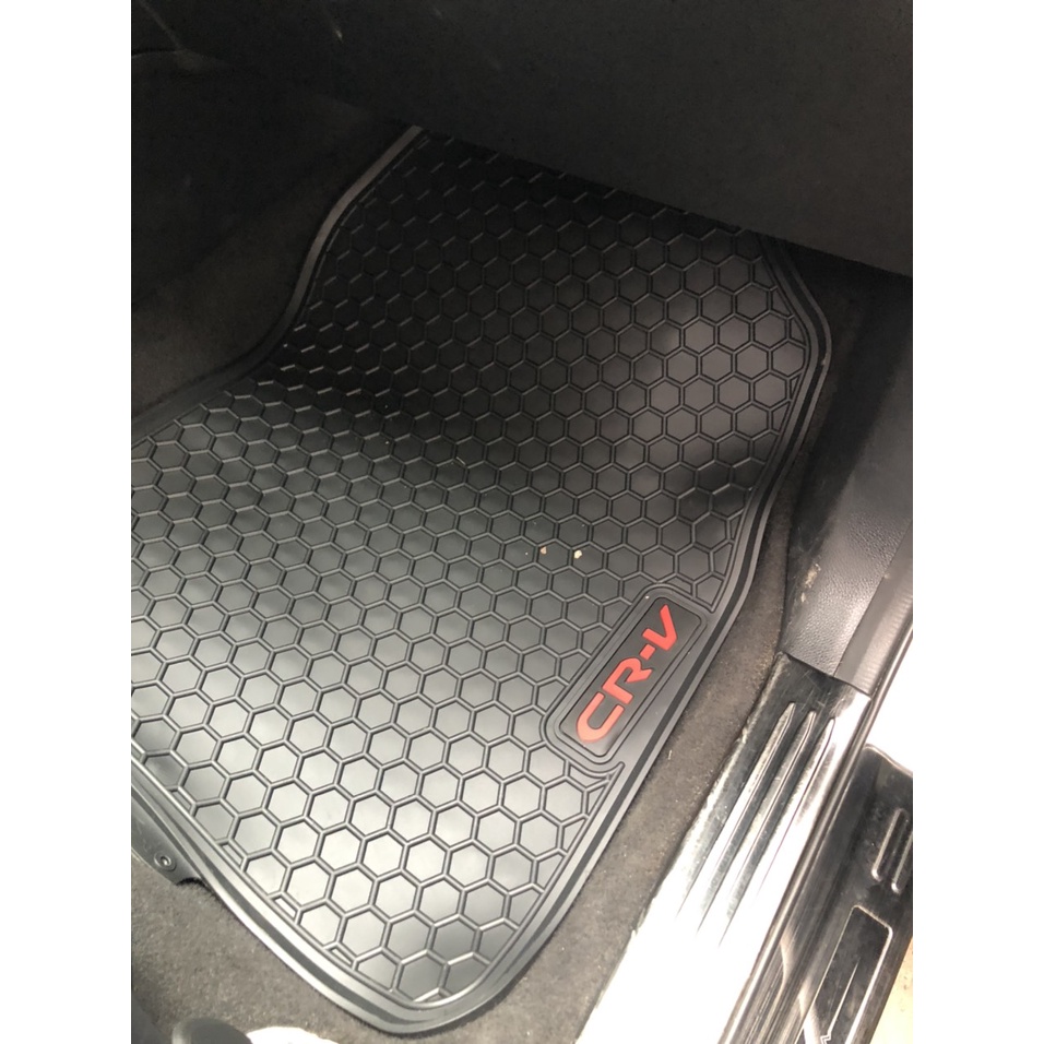 Thảm lót sàn ô tô Honda Crv 2018-2022, bộ trải sàn cao su PVC đúc, không mùi dễ dàng vệ sinh giá tốt