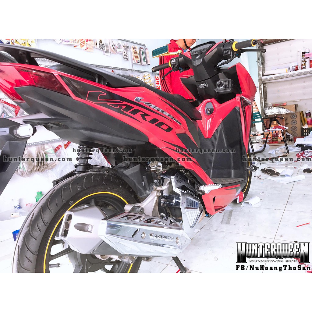 Tem rời xe Vario 2018 đỏ đen nhám. Decal chất lượng, cao cấp, bền đẹp.