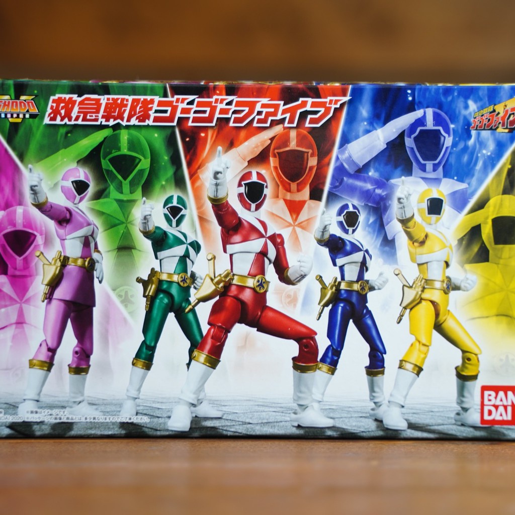 [CÓ SẴN] Mô Hình Shodo Super Go Go V Super Sentai Power Ranger ...