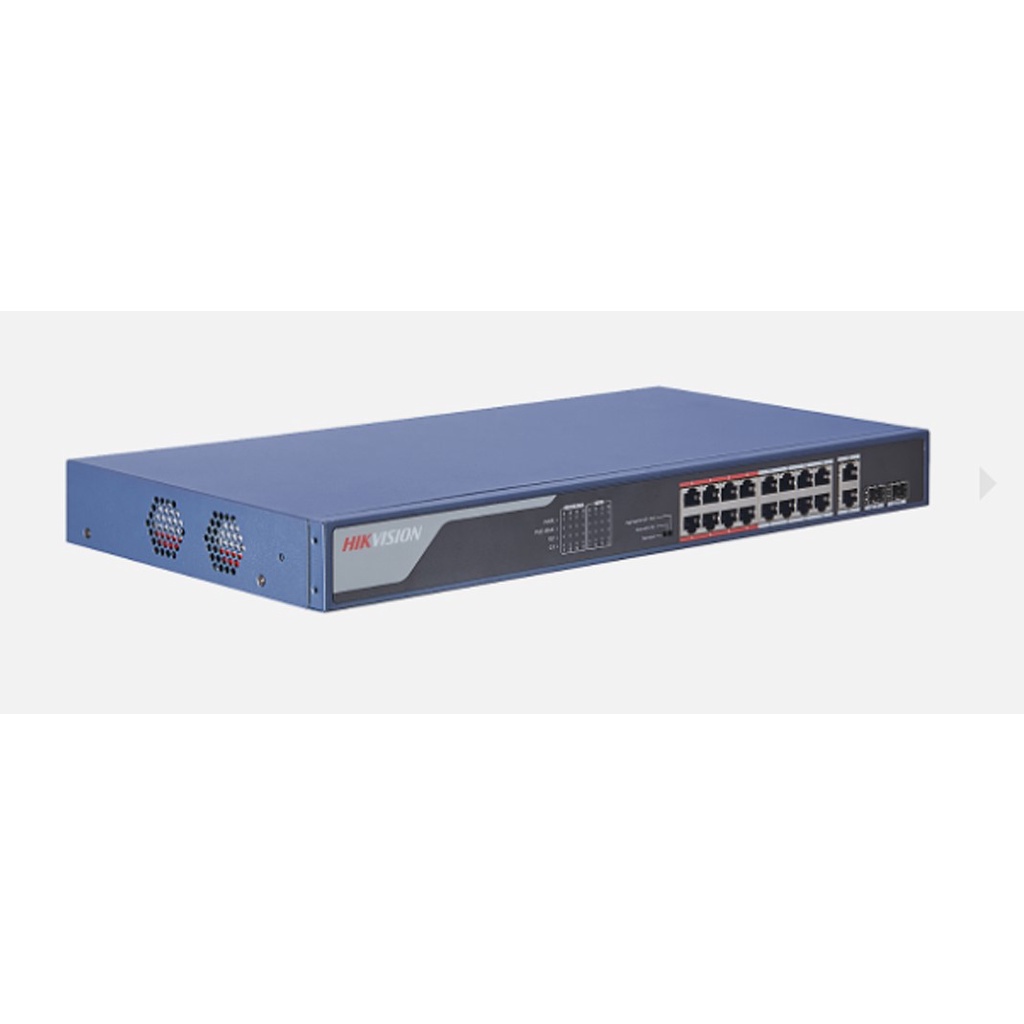 Switch cấp nguồn PoE 16 Port HIKVISION DS-3E0318P-E(B) | BigBuy360 - bigbuy360.vn