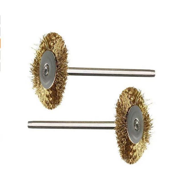 Đầu đánh bóng kim loại , Đầu đánh gỉ cốt 3mm gắn máy khoan máy mài khuôn - đầu mài sợi cước , chổi cước