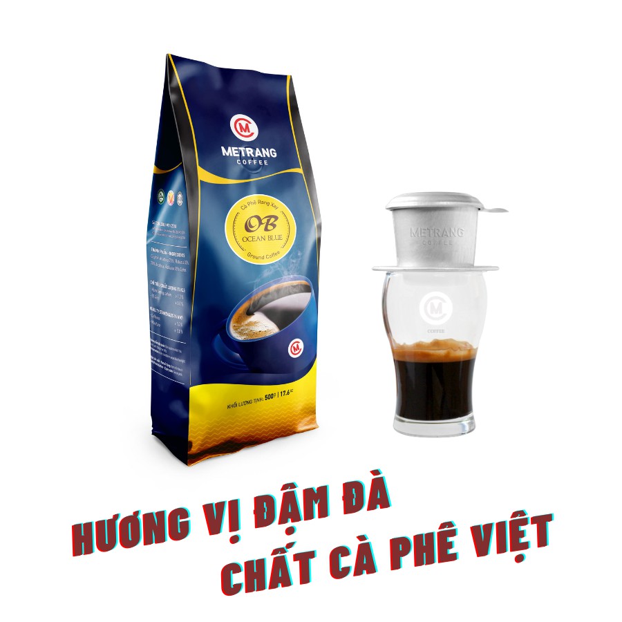 Ảnh Cà phê Mê Trang Ocean Blue (OB) - Túi bột 500g 3