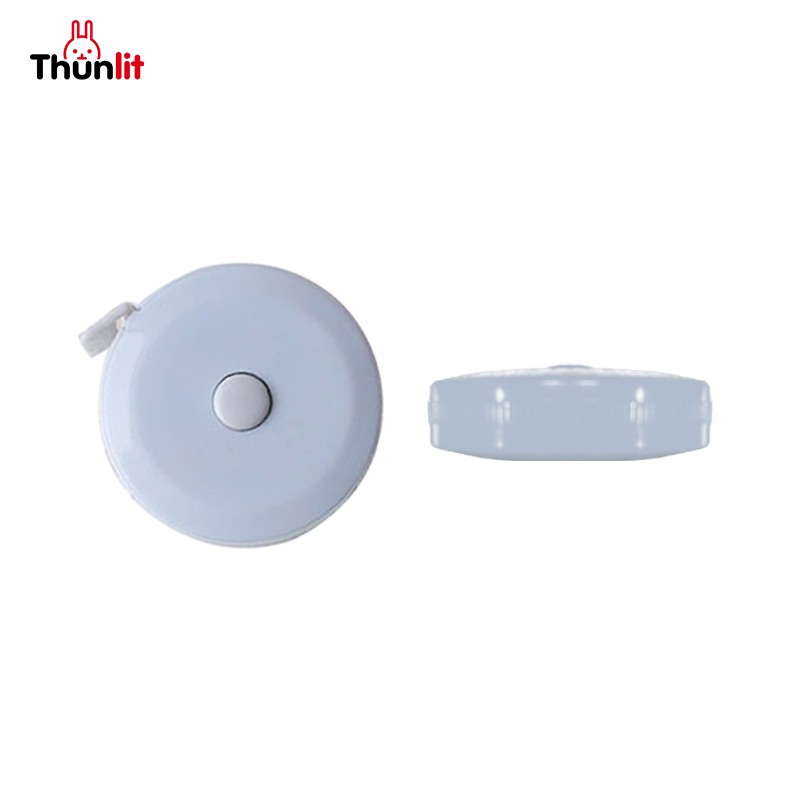 Thước dây đo Thunlit mini 1.5m có đơn vị inch họa tiết đáng yêu an toàn cho bé có thể thu vào