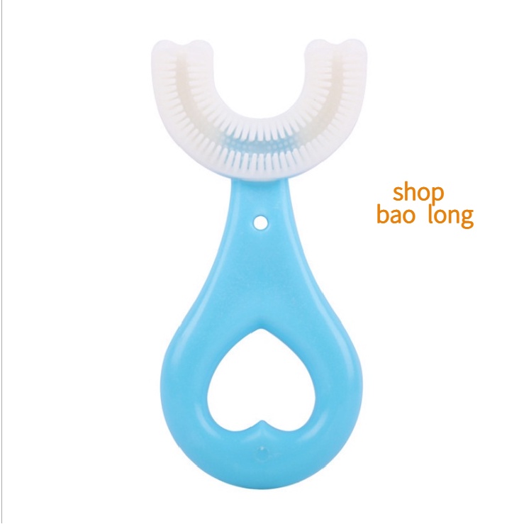 Bàn Chải Đánh Răng Cho Bé - Bàn Chải Đánh Răng Trẻ Em Hình Chữ U - Silicon Siêu Mềm Cho Bé Từ 1,5 Tuổi