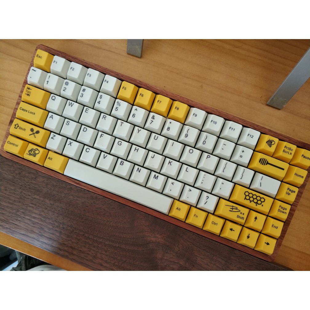 Set keycap Bee ong vàng cho Keychron K2 và layout 68, 84, chất liệu ...