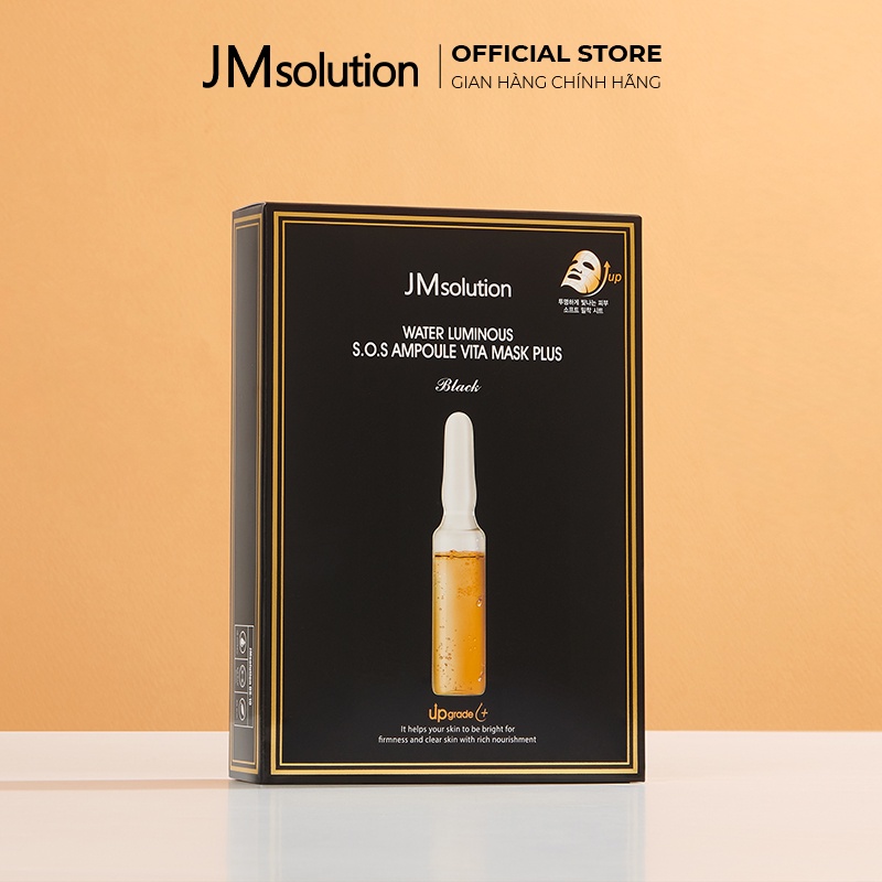 JMsolution Mặt nạ Water Luminous S.O.S Ampoule Vita Mask Plus - Dưỡng Sáng Và Săn Chắc Da - Chính Hãng