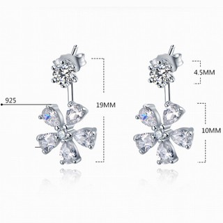 Bông tai hoa nạm đá xinh xắn BHBT343