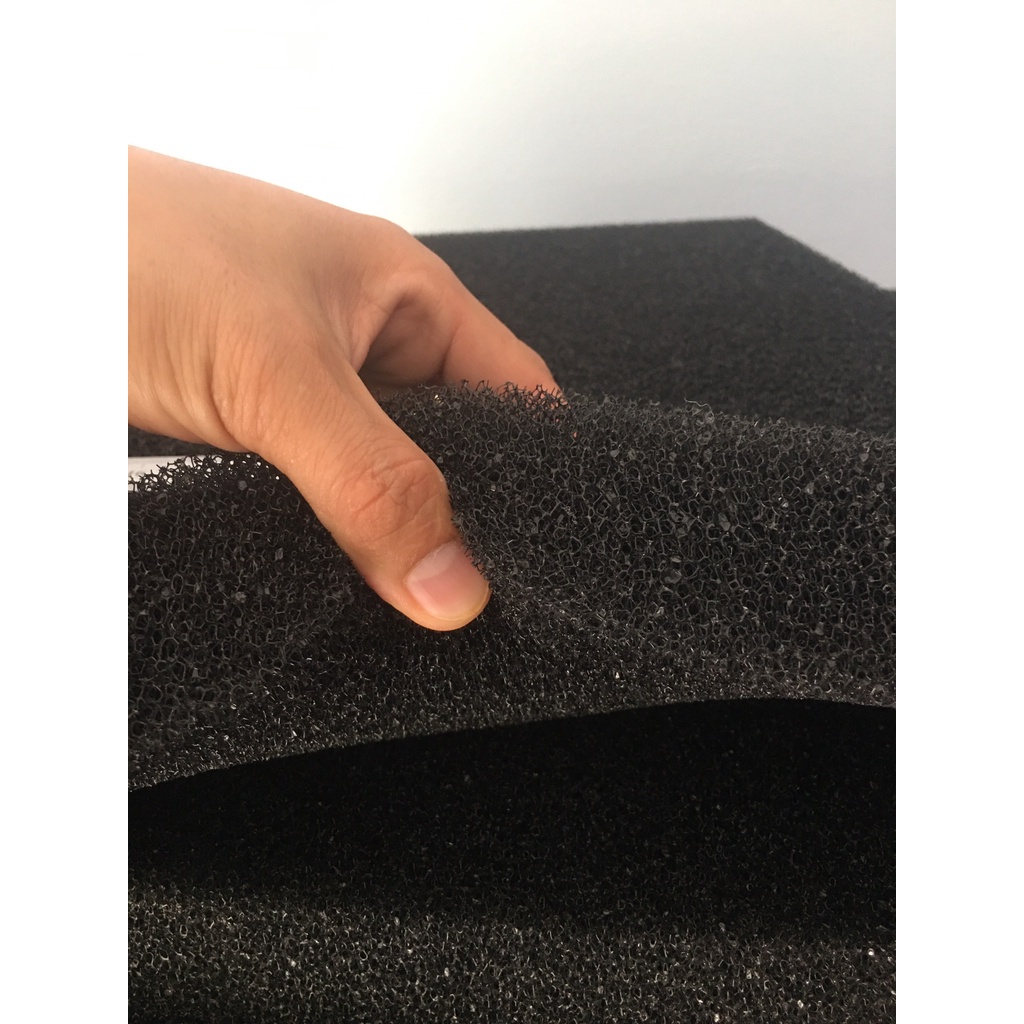 Mút đen lọc nước bể cá cảnh,hồ KOI kích thước 50x50x5cm.(lọc thô)