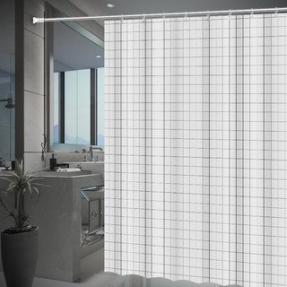 Rèm cửa nhà tắm chống nước không còn là yếu tố xa lạ khi thiết kế phòng tắm. Sản phẩm đã được cải tiến bởi công nghệ mới, cho phép bạn tiếp tục sử dụng nó trong suốt quá trình tắm mà không lo bị ướt đẫm hay xốc nước ra ngoài.