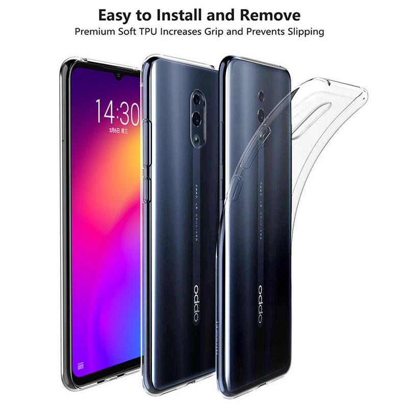 Ốp điện thoại silicon siêu mỏng trong suốt cho For OPPO Reno 10x zoom F11 Pro