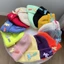 SQ11 Kẹo Pin Gấu Búp Bê Beanie Mũ Dệt Kim Cho Bé Gái Mũ Len Mềm Cho Nữ Phong Cách Thường Ngày Unisex Đơn Giản Chắc Chắn Co