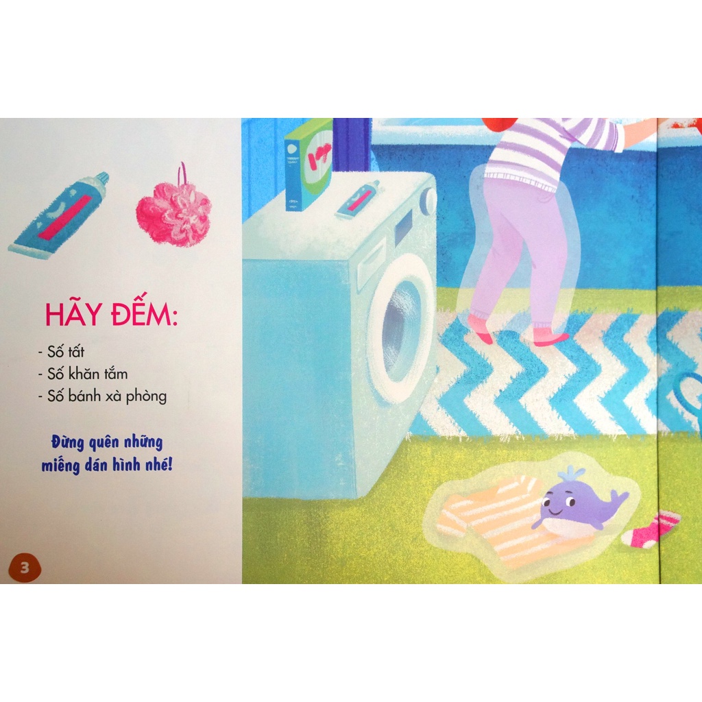 Ảnh SÁCH - Bóc dán thông minh - Luyện tay thật khéo, luyện mắt thật tinh - Thế giới quanh em 2