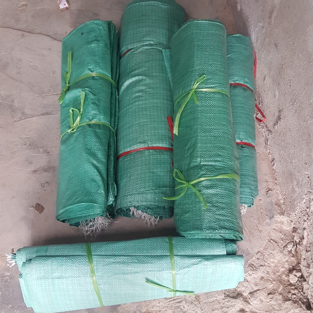 [GIÁ SỈ] Bao Tải Dứa Đóng Hàng - Bao Tải Xanh PP - Đủ Kích Thước - Hàng Mới  100%