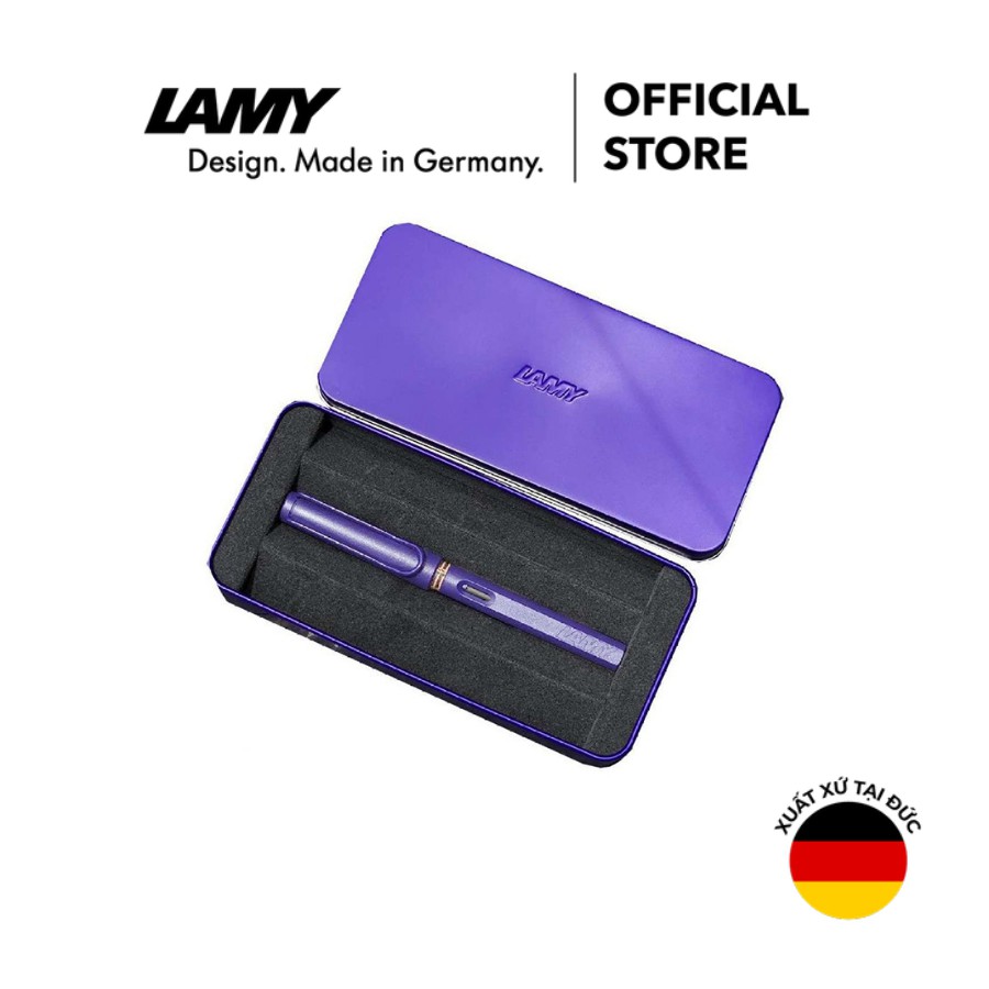 Bút máy Lamy Safari CANDY Violet 021 (Special Edition 2020) free violet metal gift box- Hãng phân phối chính thức
