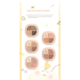 Phấn Mắt Dạng Sáp Mềm Mịn Trang Điểm Hàng Ngày 4 Màu Chống Nước Chống Mồ Hôi Không Phai Màu Lâu Trôi Hiệu NOVO