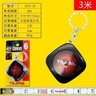 Thước Đo☾Tajima Thước Dây Mini 1.2m 3m Có Móc Khóa Kiểu Nhật Bản Dễ Thương Hàng tồn kho