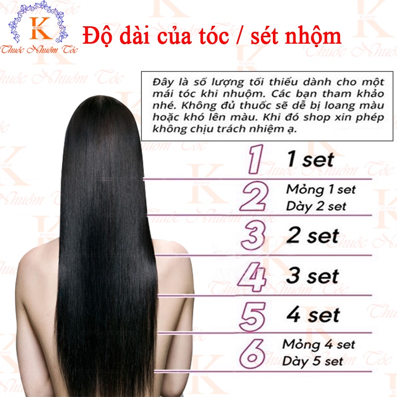 Thuốc nhuộm tóc Bạch Kim 100ML màu nhuộm lên chuẩn tone