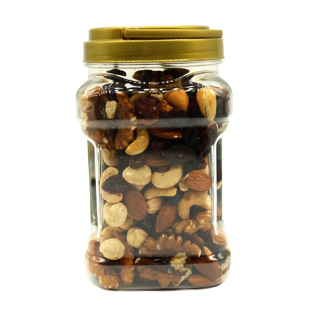 Hạt dinh dưỡng và hoa quả, quả mọng Trail mix 450g/ hủ LAFOOCO