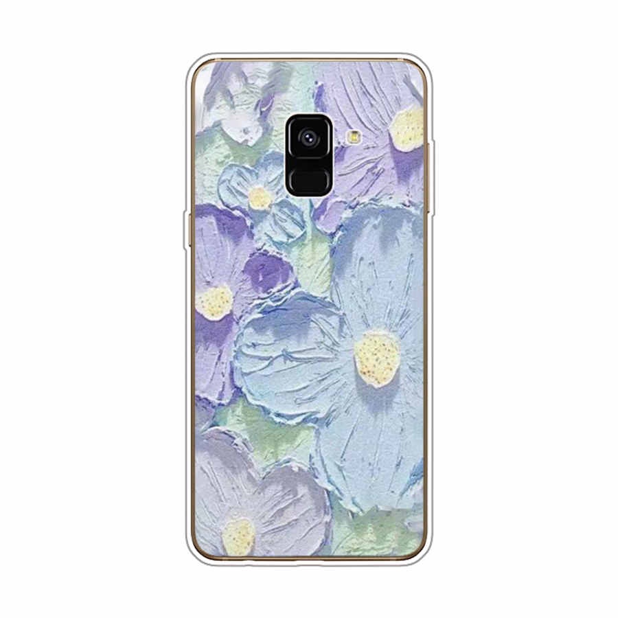 Ốp Điện Thoại TPU Dẻo In Họa Tiết Độc Đáo Thời Trang Cho Samsung Galaxy A8 plus 2018 A6 2018 plus