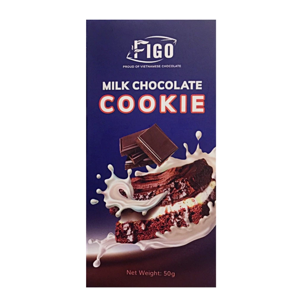 Socola Sữa FIGO Mix Nhiều Vị Cookie Trái Cây Thơm Béo Đồ Ăn Vặt Nội Địa Việt Nam 50G