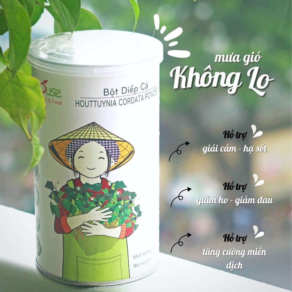 Ảnh Bột diếp cá nguyên chất Dalahouse công nghệ sấy lạnh tiêu chuẩn Châu Âu hộp 120 gr 1