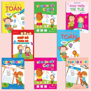 Sách Bé Học IQ (Bộ 8 Cuốn) - Dành cho trẻ 4-5 tuổi)