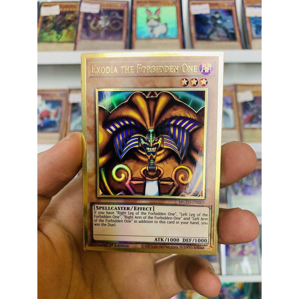 Thẻ Bài Lẻ YugiOh! Mã MGED-EN005 - Exodia the Forbidden One